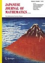 Front cover of Japanese Journal of Mathematics