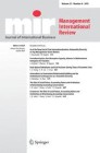 Front cover of Management International Review