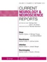 Front cover of Current Neurology and Neuroscience Reports