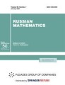 Front cover of Russian Mathematics