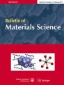 Front cover of Bulletin of Materials Science