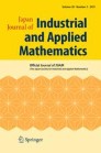 Front cover of Japan Journal of Industrial and Applied Mathematics