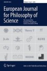 Front cover of European Journal for Philosophy of Science