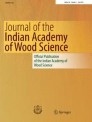 Front cover of Journal of the Indian Academy of Wood Science