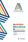 Front cover of The Australian Educational Researcher