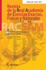 Front cover of Revista de la Real Academia de Ciencias Exactas, Físicas y Naturales. Serie A. Matemáticas