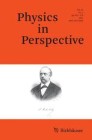 Front cover of Physics in Perspective