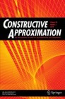 Front cover of Constructive Approximation