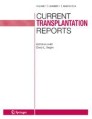 Front cover of Current Transplantation Reports