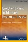 Front cover of Evolutionary and Institutional Economics Review