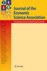 Front cover of Journal of the Economic Science Association