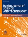 Front cover of Iranian Journal of Science and Technology, Transactions of Mechanical Engineering