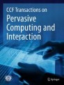 Front cover of CCF Transactions on Pervasive Computing and Interaction