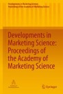 Developments in Marketing Science: Proceedings of the Academy of Marketing Science