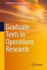 Graduate Texts in Operations Research
