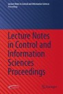 Lecture Notes in Control and Information Sciences - Proceedings