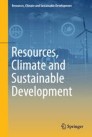 Resources, Climate and Sustainable Development | Book series home