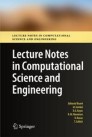 Lecture Notes in Computational Science and Engineering | Book