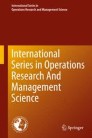 International Series in Operations Research & Management Science