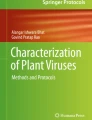 Mechanical Inoculation of Plant Viruses | Springer Nature Link