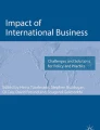 international businesses research paper topics