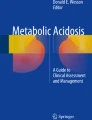 the presentation of a patient with metabolic acidosis shows