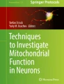 Mitochondria: Methods and Protocols | Springer Nature Link