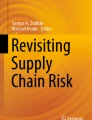 literature review risk management in supply chain