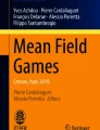 Probabilistic Theory of Mean Field Games with Applications II: Mean Field Games with Common Noise and Master Equations | SpringerLink Probabilistic Theory of Mean Field Games with Applications II: Mean Field Games with Common Noise and Master Equations | SpringerLink
