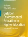 outdoor learning dissertation