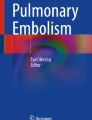 Magnetic Resonance Imaging (MRI) in Pulmonary Embolism (PE) | SpringerLink