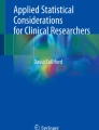 Statistics for Clinicians | Springer Nature Link