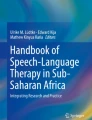 speech language pathology research articles