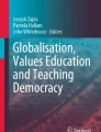 research paper on values education
