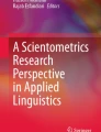research article in applied linguistics