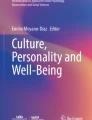 Culture and Well-Being: The Collected Works of Ed Diener