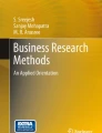 business research methods summary