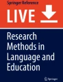 research topics in language acquisition