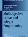 Linear lexicographic optimization | OR Spectrum