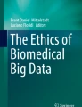 ethical issues in big data health research