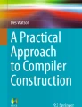 Compiler Design: Syntactic and Semantic Analysis | Springer Nature