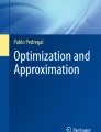 Introduction to Optimization | Springer Nature Link