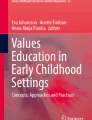 research paper on values education