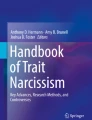thesis statement for narcissistic personality disorder
