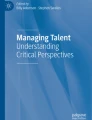 research topics on talent management