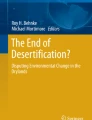 define desertification government