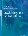 What Is the Rule of Law and Why Is It So Important? | SpringerLink