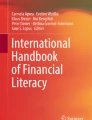 financial literacy research current literature and future opportunities