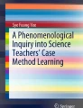 Phenomenological Studies | Springer Nature Link