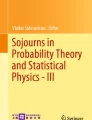 Random Walks in Random Environment | Springer Nature Link